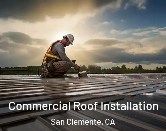 Commercial Roof Installation San Clemente, CA