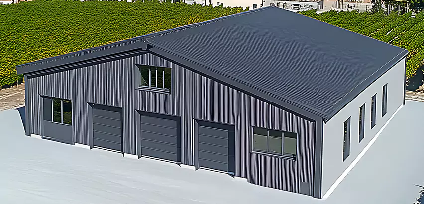 Corrugated Garage Roof Repair in San Clemente